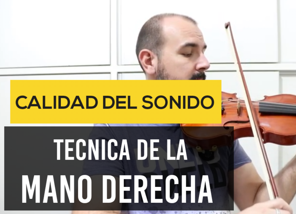 Como mejorar el sonido del violin? (Técnica del «Ocho»)
